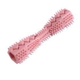 Chew Toys For Dog Teeth Cleaning (Color: pink)