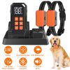 2 In 1 Wireless Electric Dog Fence With Training Collar IP67 Waterproof Pet Beep Vibration Shock Boundary Containment System for Small Medium Large Do